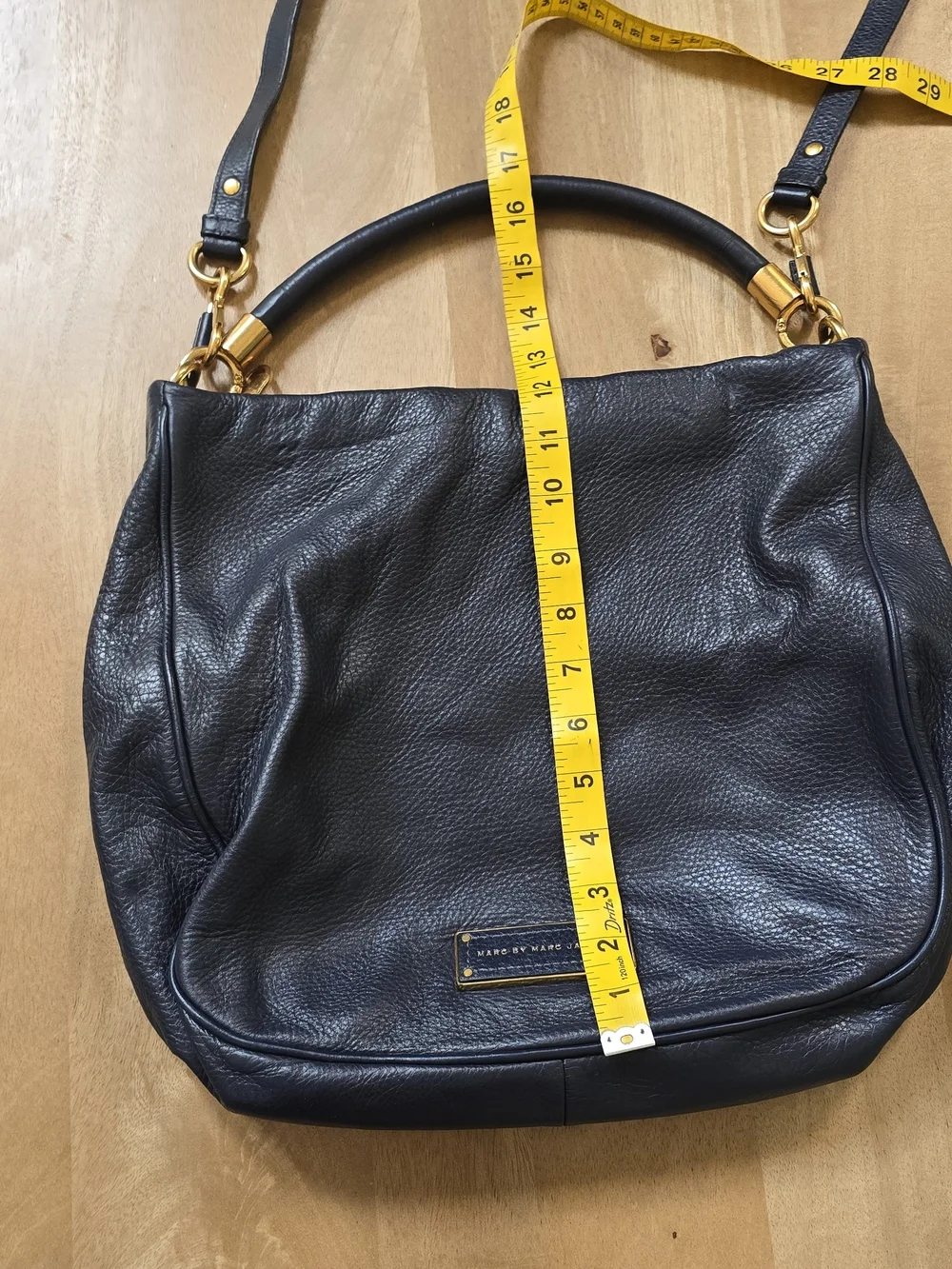 Marc by Marc Jacobs Black Leather Hobo Tote